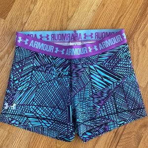 Under Armour Purple and Blue Spandex